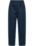 Marni gabardine tapered trousers - Blue