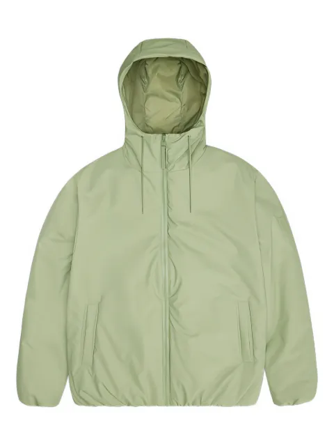 Rains hooded zip-front jacket