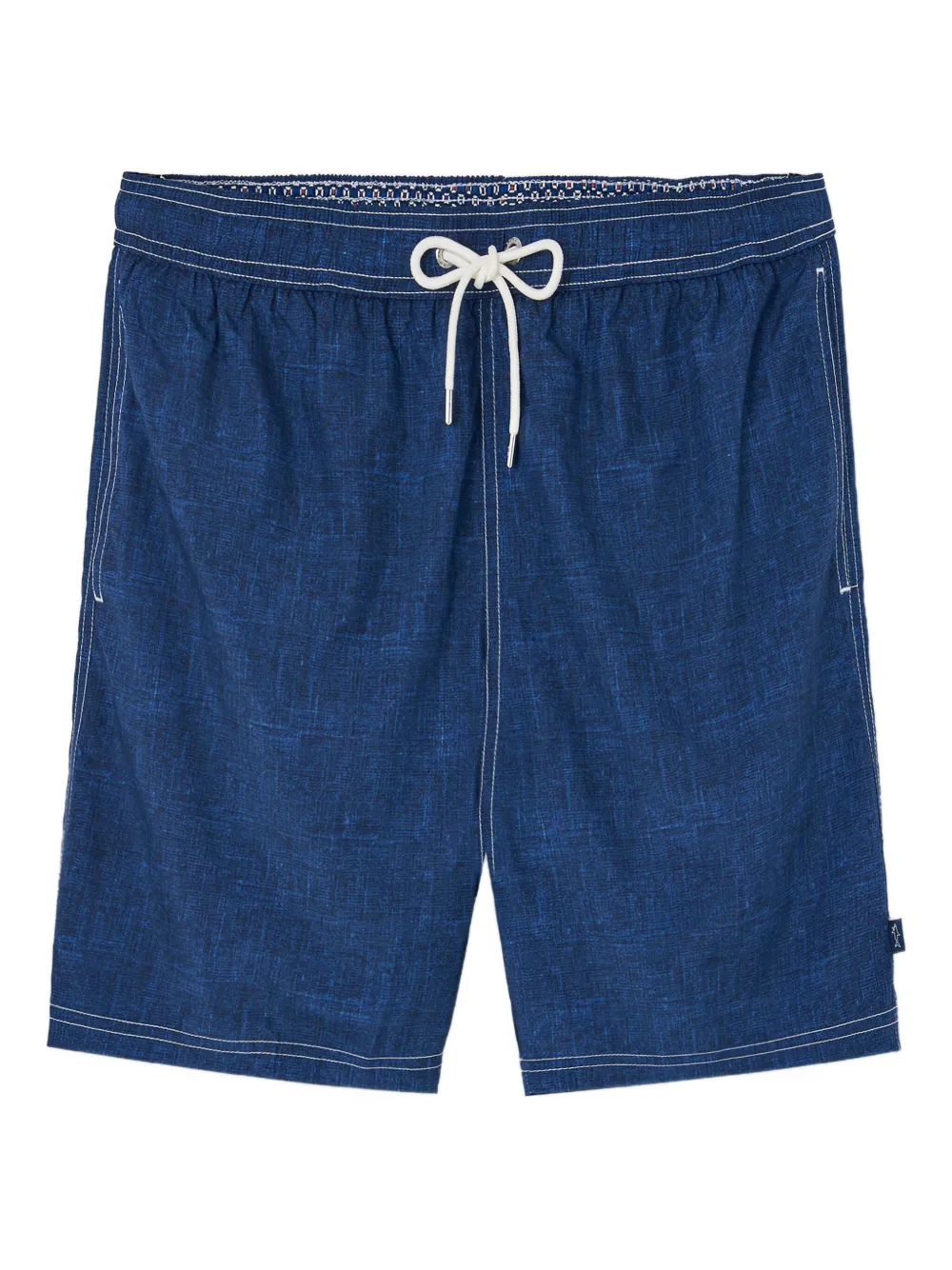Paul & Shark shark-charm textil-print swim shorts | Blue | Image 1