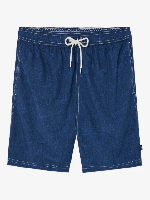 Paul & Shark shark-charm textil-print swim shorts