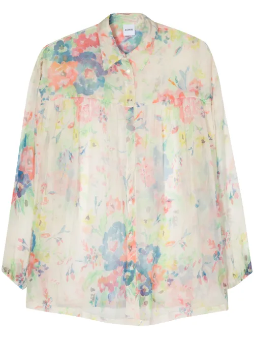 ASPESI chemise à fleurs - Rose - ASPESI - Modalova