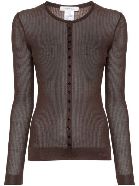 LEMAIRE long-sleeve ribbed top