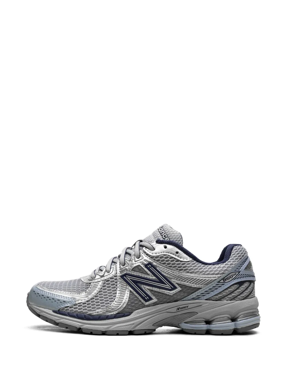 New Balance 860v2 Rubber And Mesh Sneakers In Grey