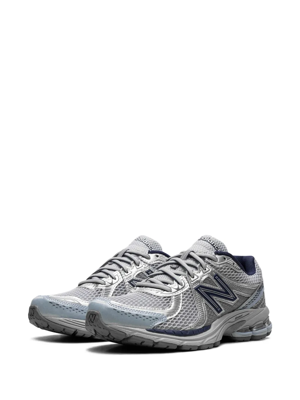 New Balance 860v2 Rubber And Mesh Sneakers In Grey