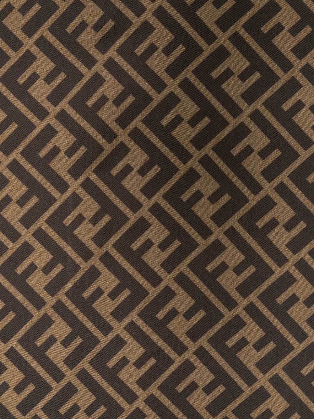 FENDI Sjaal met print - Bruin