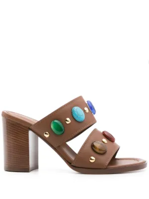 Gianvito Rossi ウェッジサンダル | ブラウン | FARFETCH JP