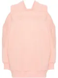 Ioana Ciolacu Sushi cold-shoulder sweatshirt - Pink