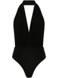 Alchemy x Lia Aram open-back bodysuit - Black