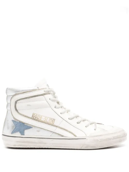 Baskets Slide Penstar en cuir - Golden Goose - Modalova