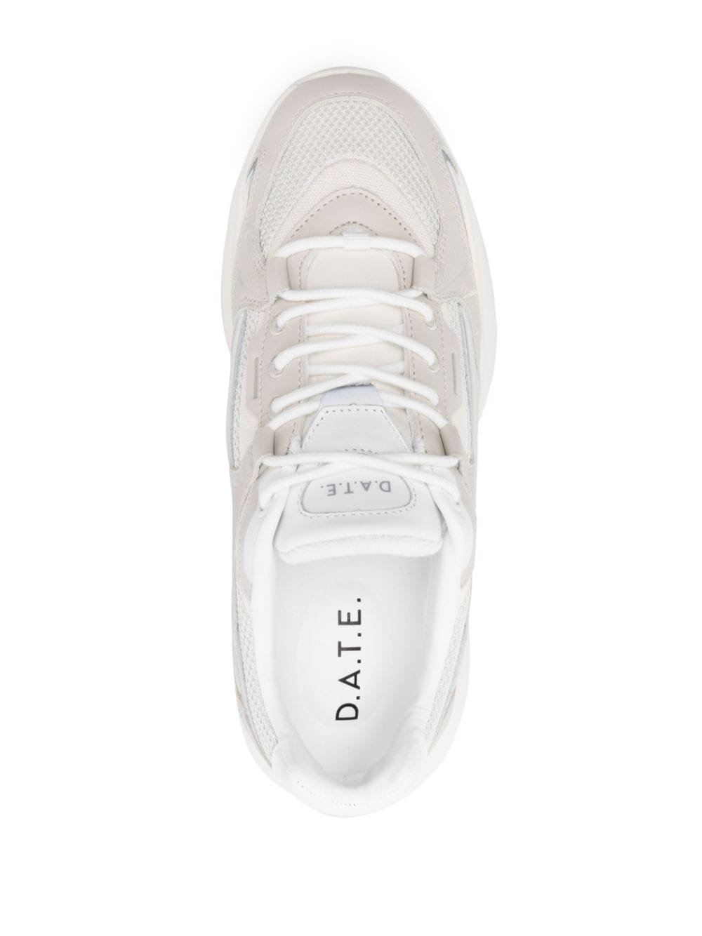 Shop Date Vela Lace-up Sneakers In Neutrals