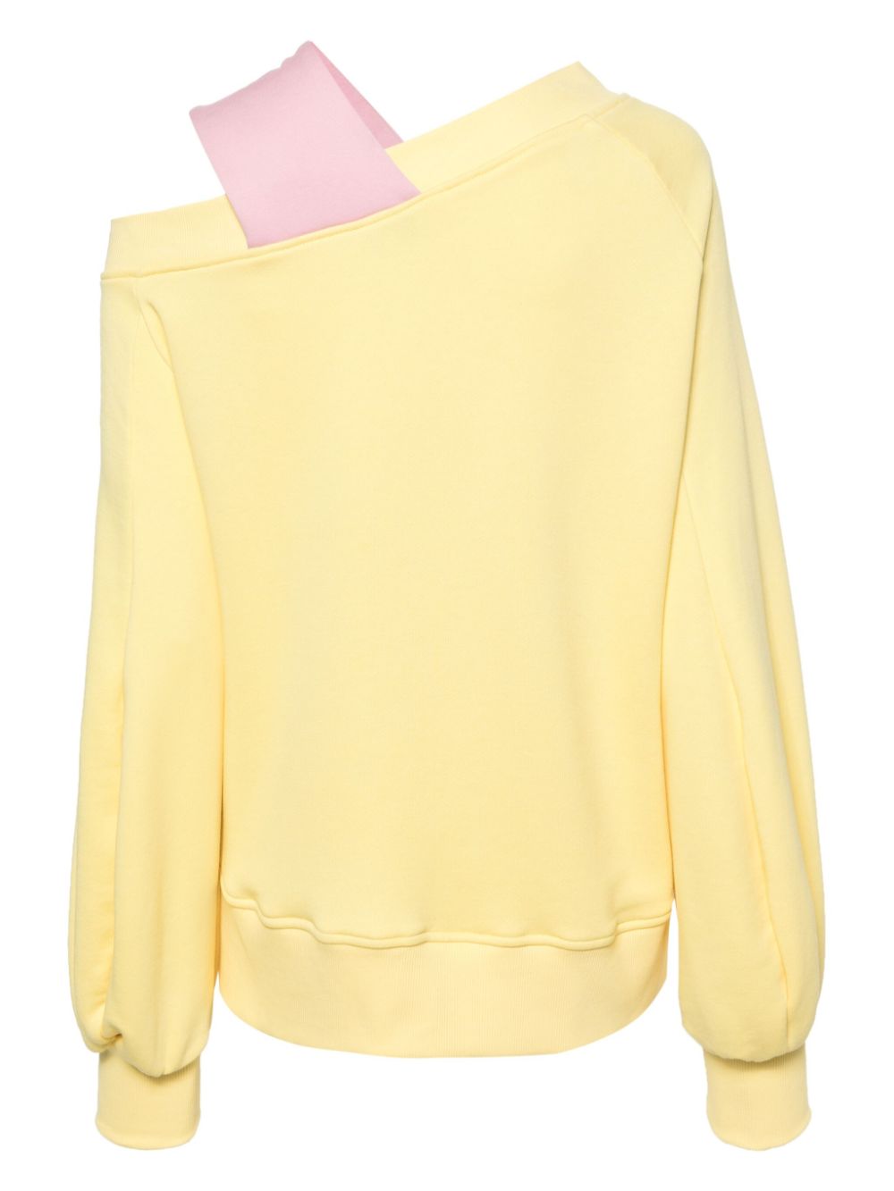 Ioana Ciolacu Sweater met open schouders - Geel