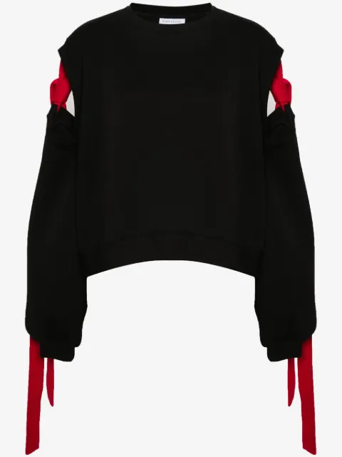 Ioana Ciolacu Stamp Sweatshirt mit Cold-Shoulder