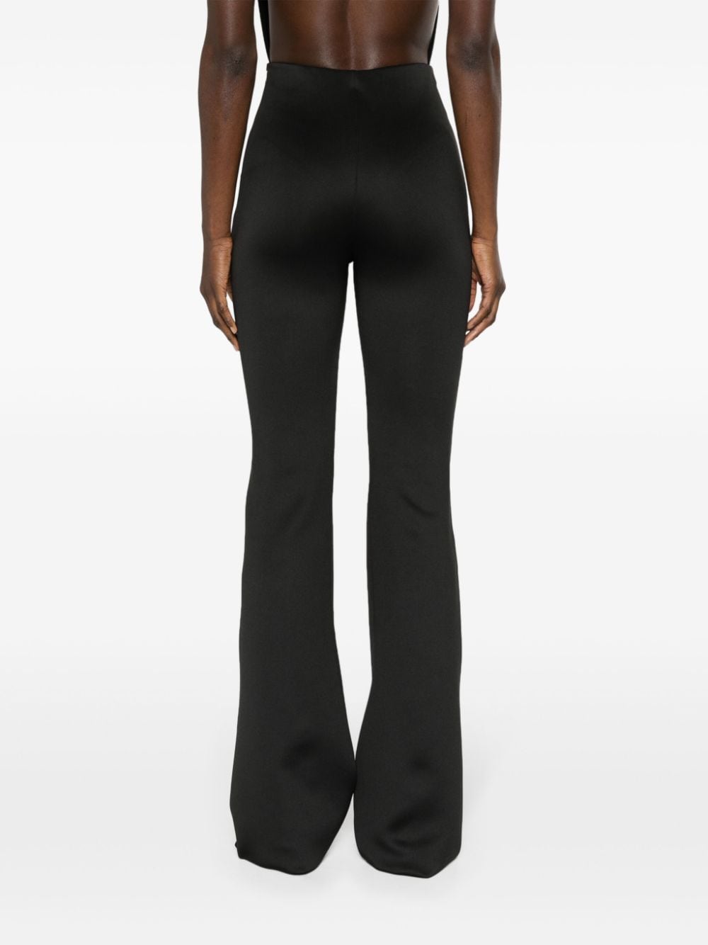 Shop Alchemy X Lia Aram Flared Trousers In Black