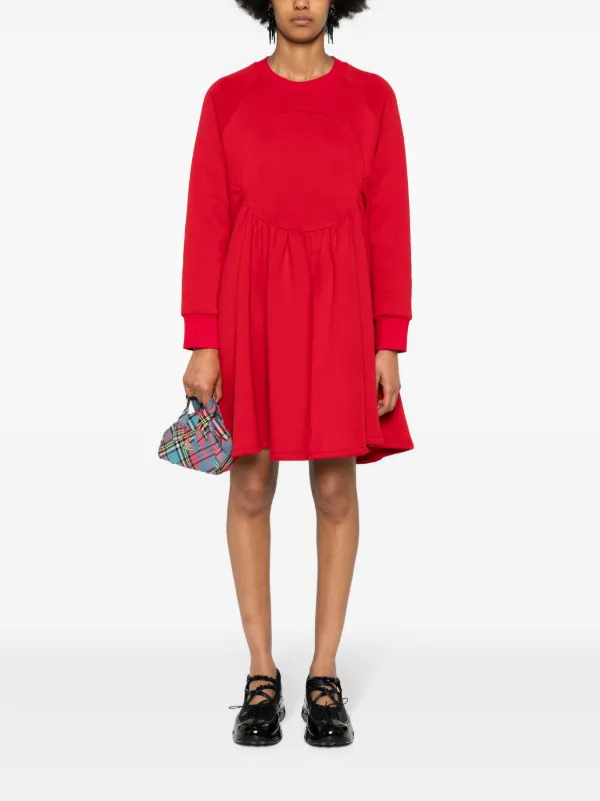 sachin and babi light blue dress Cynthia Rowley Preston Pleated Sweatshirt Dress - Heather Grey