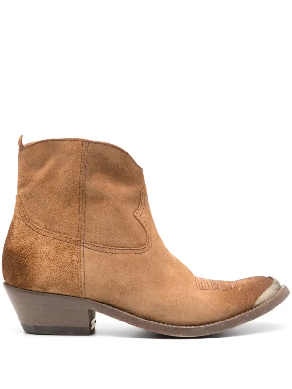 Golden Goose Young 45mm Suede Boots Farfetch