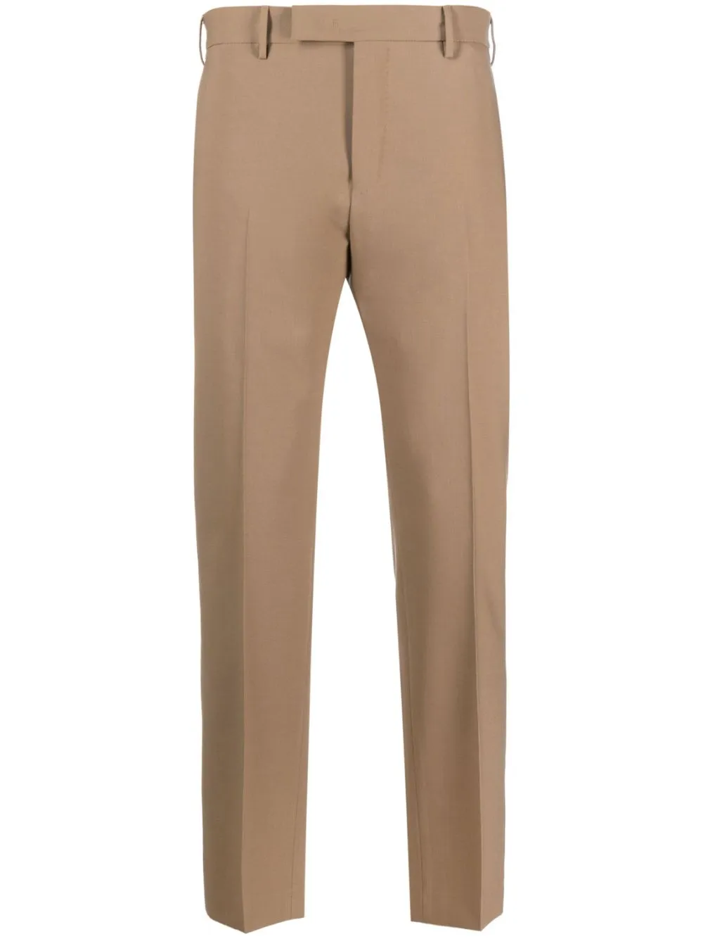 Pt Torino Low-rise Chino Trousers In Neutrals
