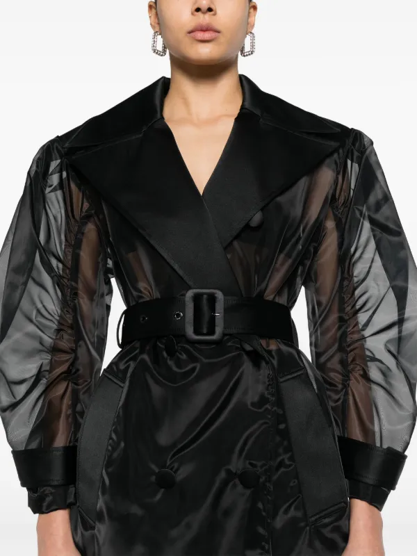 Dolce & Gabbana ロングダブルコート ブラック Dolce & Gabbana ロング ダブルコート | ブラック | FARFETCH JP