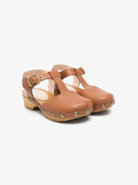 Eli1957   stud-detail leather sandals
