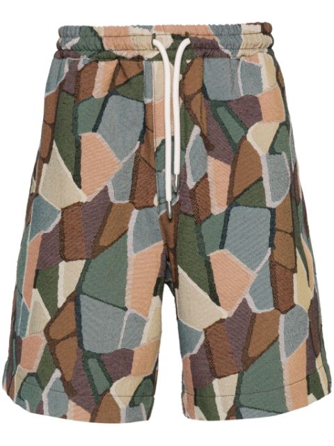 Emporio Armani abstract-print shorts Men