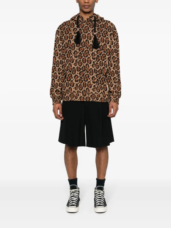 Emporio Armani leopard-print Hoodie | Brown | FARFETCH Emporio Armani leopard-print Hoodie | Brown | FARFETCH