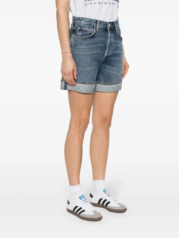 ショートパンツ AGOLDE Women Shorts  Burmudas A223B1206 Blue AGOLDE Dame Denim Shorts | Blue | FARFETCH