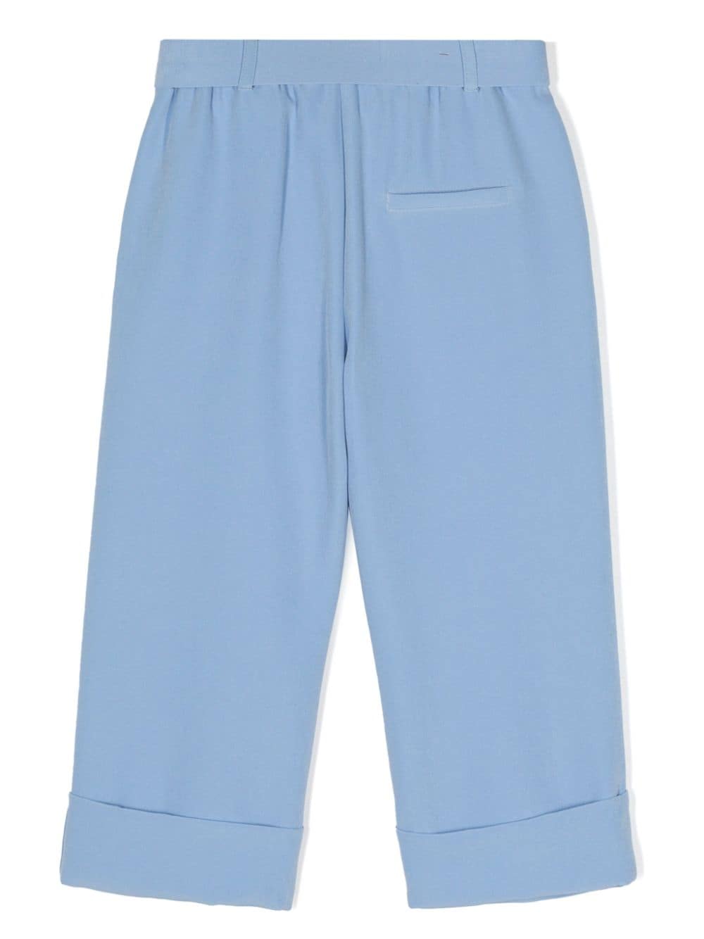 Shop Miss Grant Belted Straight-leg Trousers In Blue