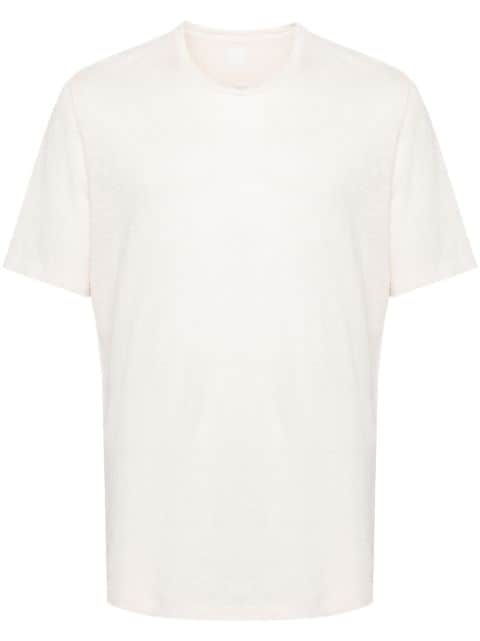 120% Lino crew-neck linen T-shirt
