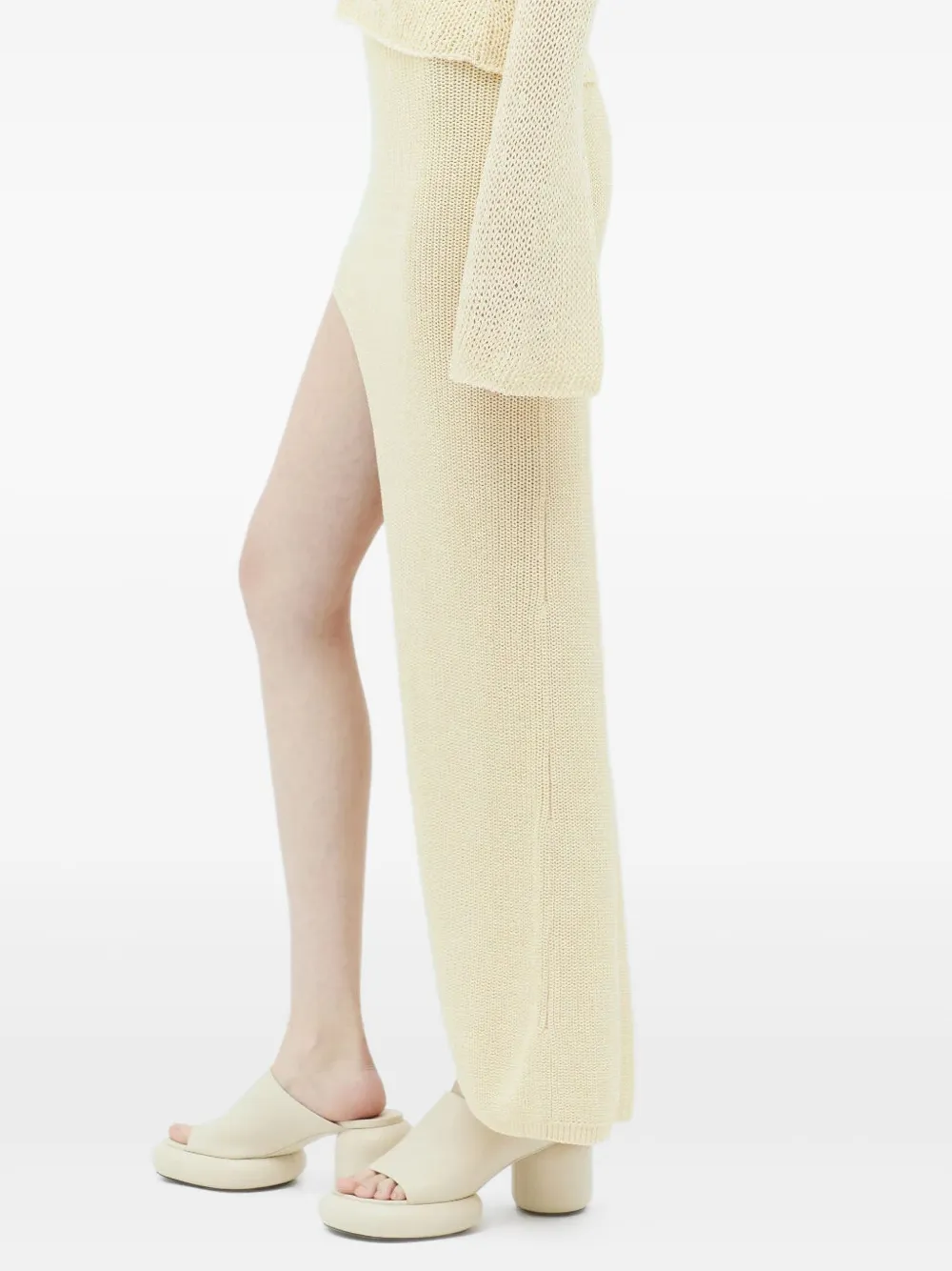 Aya Muse Asymmetrische rok Beige