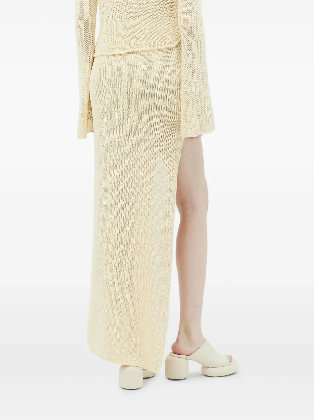 Aya Muse Asymmetrische rok Beige