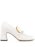Madison.Maison 70mm quilted leather pumps - White