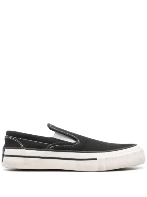 RHUDE canvas slip-on sneakers