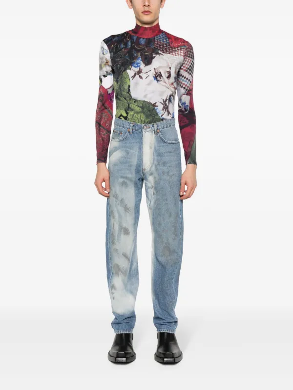 Magliano Unregular Officina ダメージ ジーンズ | ブルー | FARFETCH JP