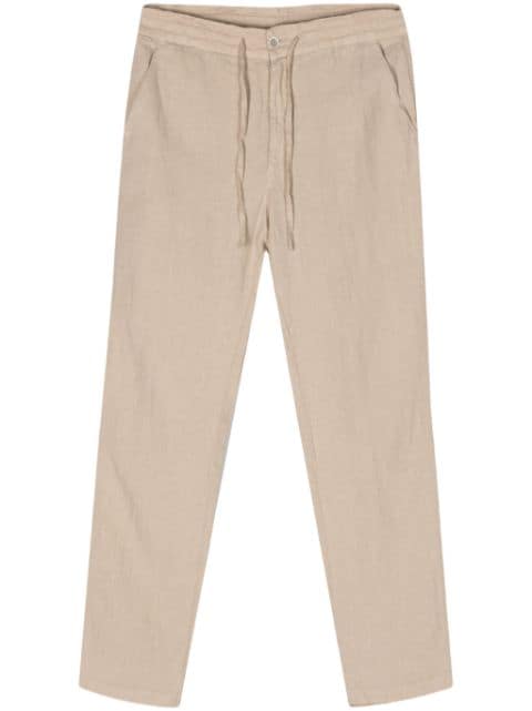 120% Lino straight-leg linen trousers  