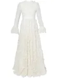 ERDEM Alvaro floral-cutwork silk-organza gown - Neutrals