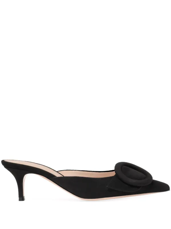 Gianvito rossi suede mules sales