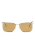 Off-White Eyewear Yoder rectangle-frame sunglasses - Gold