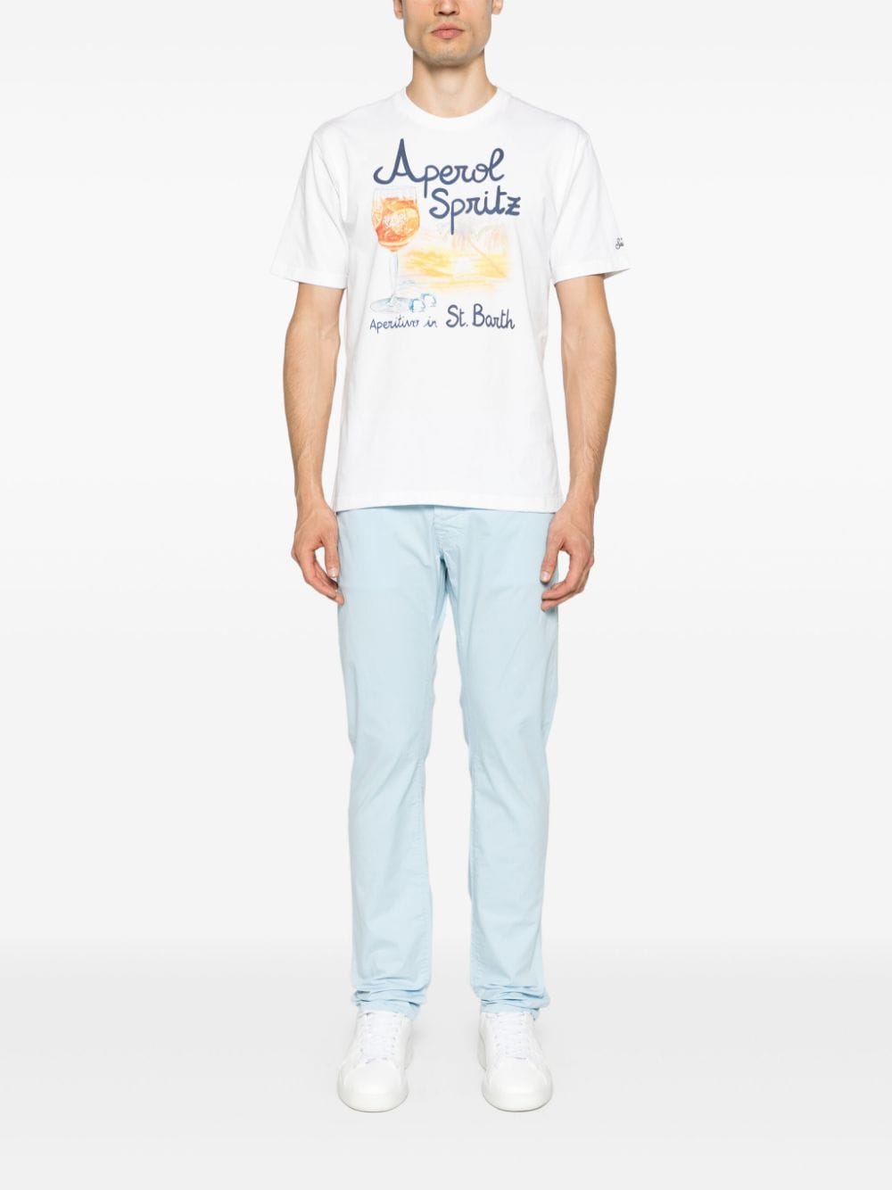 Shop Jacob Cohen Bard Mid-rise Slim-fit Trousers In Blue