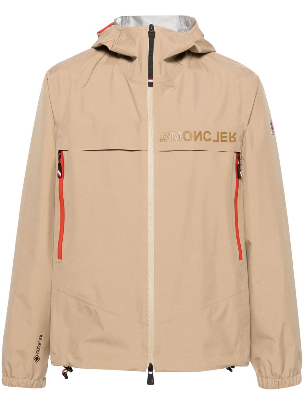 Shop Moncler Shipton Hooded Jacket In Neutrals