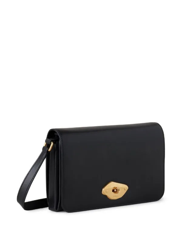 Mulberry Lana Leather Shoulder Bag | Black | FARFETCH