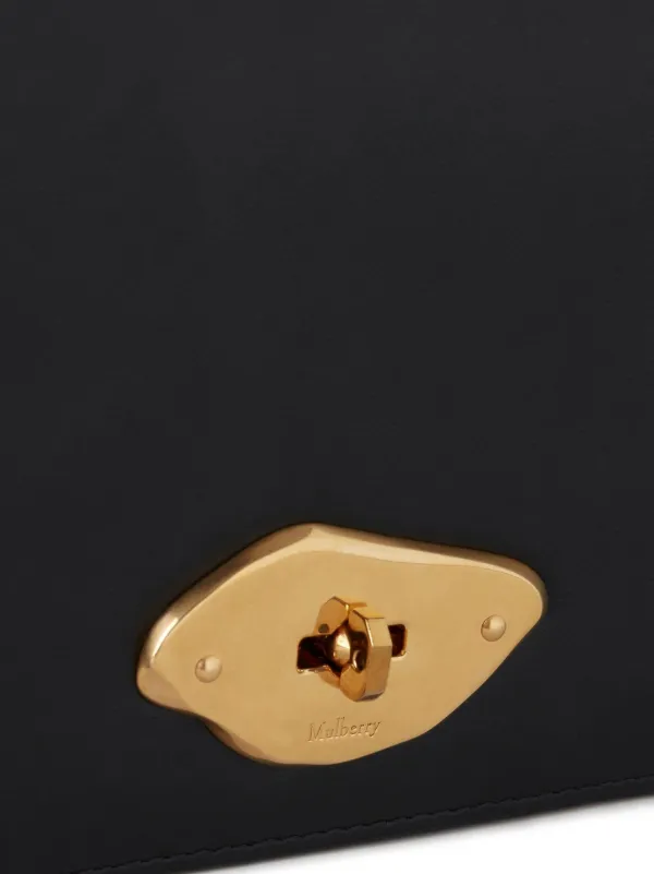 Mulberry Lana Leather Shoulder Bag | Black | FARFETCH