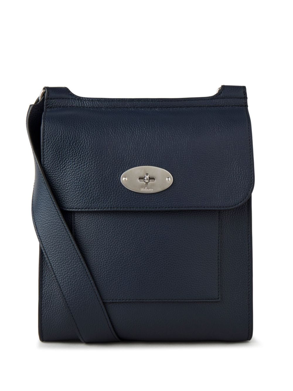 Mulberry Antony Leather Messenger Bag In Blue