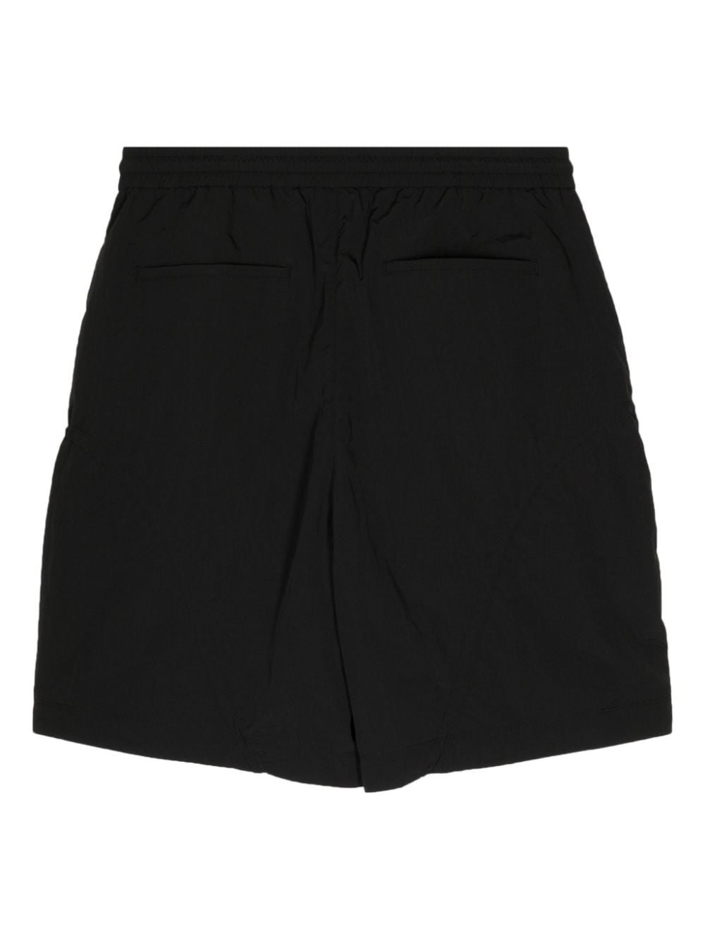 Shop Juunj Drawstring-waist Track Shorts In Black