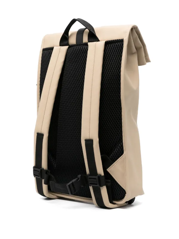 Rains Rolltop Rucksack Backpack Neutrals FARFETCH IN