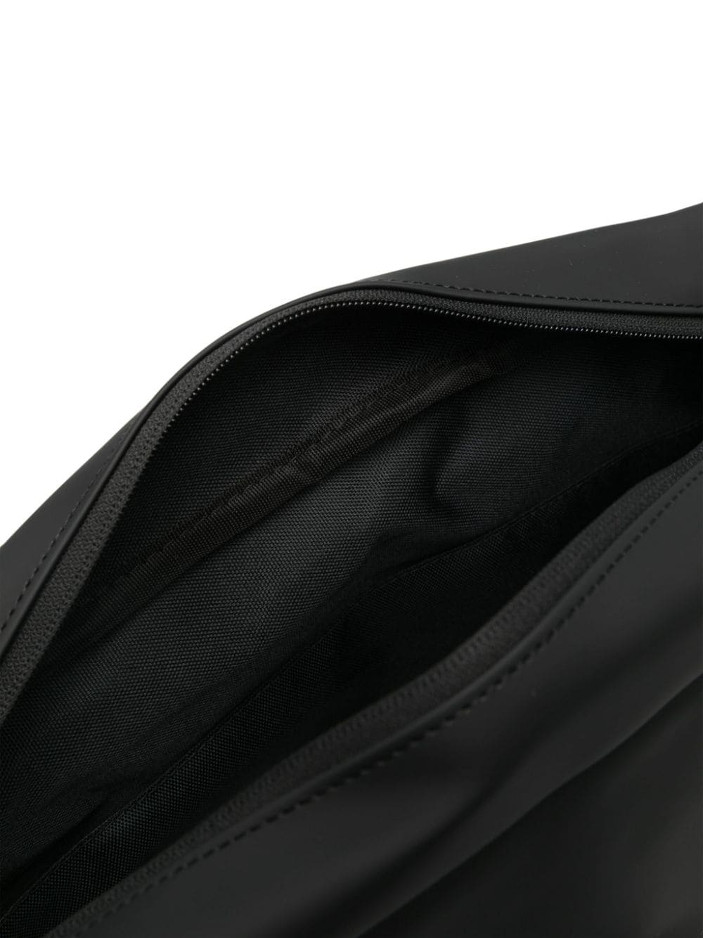 Shop Rains Foldover-top Laptop Bag In Black