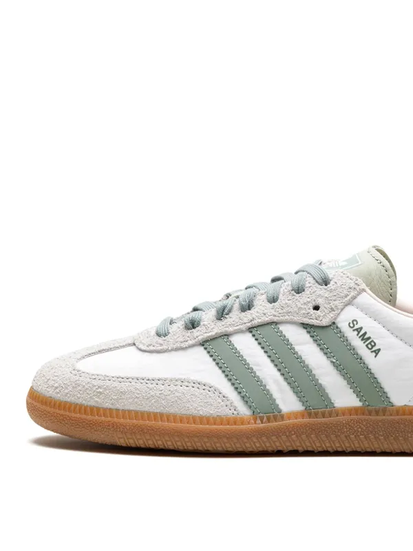 ☆【Adidas】☆SAMBA OG☆22-30cm☆Cloud White Silver Green☆ Adidas Samba