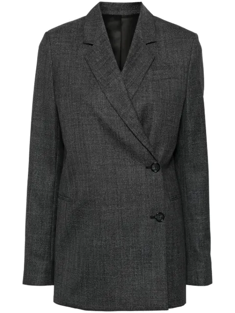 TOTEME mélange double-breasted blazer
