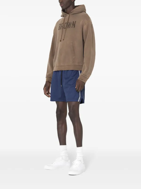 John Elliott ストライプ ショートパンツ | ブルー | FARFETCH JP