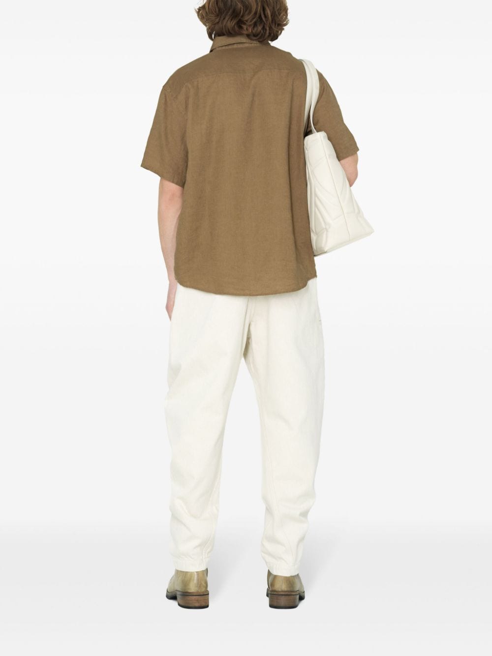 Shop John Elliott Sendai Tapered Jeans In Neutrals