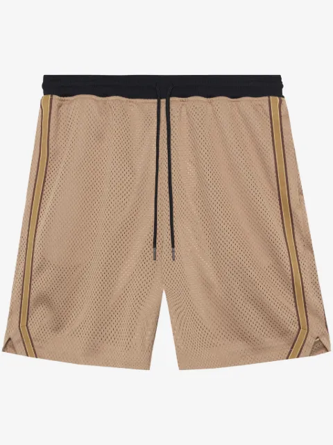 John Elliott stripe-detail mesh shorts