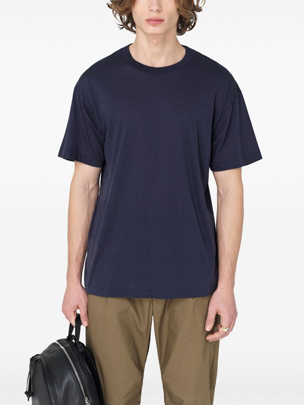 Shop John Elliott Crew-neck Short-sleeve T-shirt In Blue